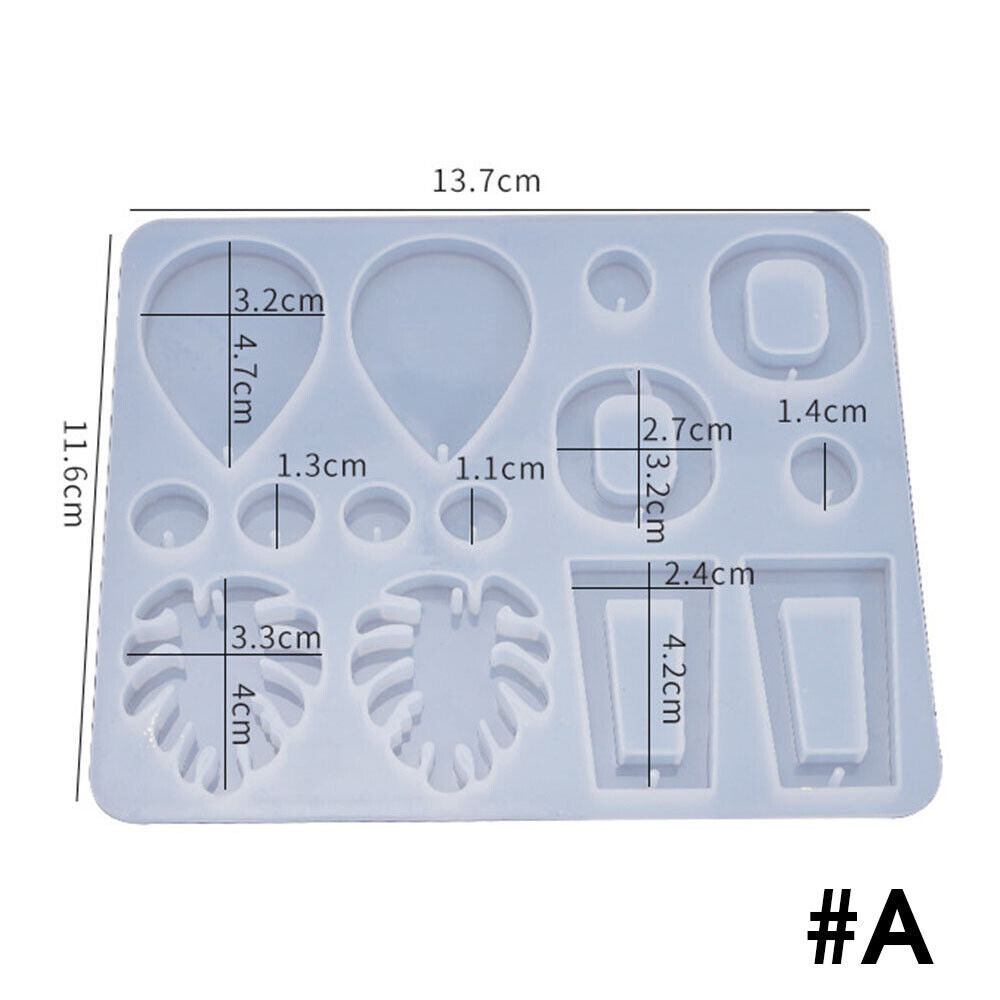 Silicone Pendant Mold Necklace Jewelry Resin Mould Epoxy Casting Craft AU