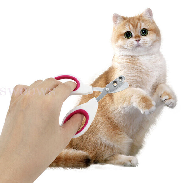 Pet Nail Cutters Claw Grooming Scissors Clippers Trimmer Dog Cat Bird Rabbit