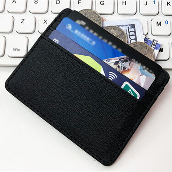 RFID Blocking Purse Flip Leather Wallet Slim Credit Card Holder Mens Money Clip