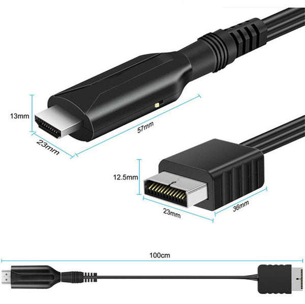 PS2 to HDMI Adapter PS2 to HDMI Cable Audio Video Converter HDMI Cable