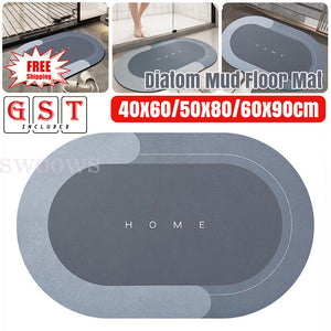 Super Absorbent Floor Mat Soft Quick-Drying Non-Slip Diatom Mud Bath Floor Mat