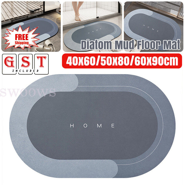 Super Absorbent Floor Mat Soft Quick-Drying Non-Slip Diatom Mud Bath Floor Mat