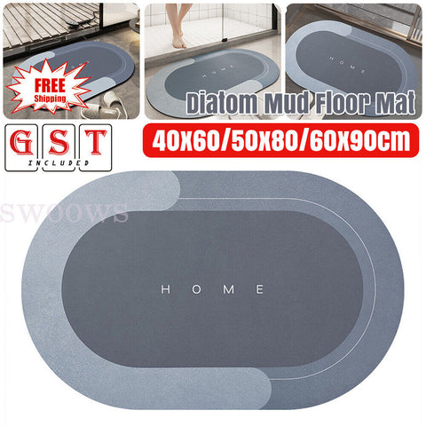 Super Absorbent Floor Mat Soft Quick-Drying Non-Slip Diatom Mud Bath Floor Mat