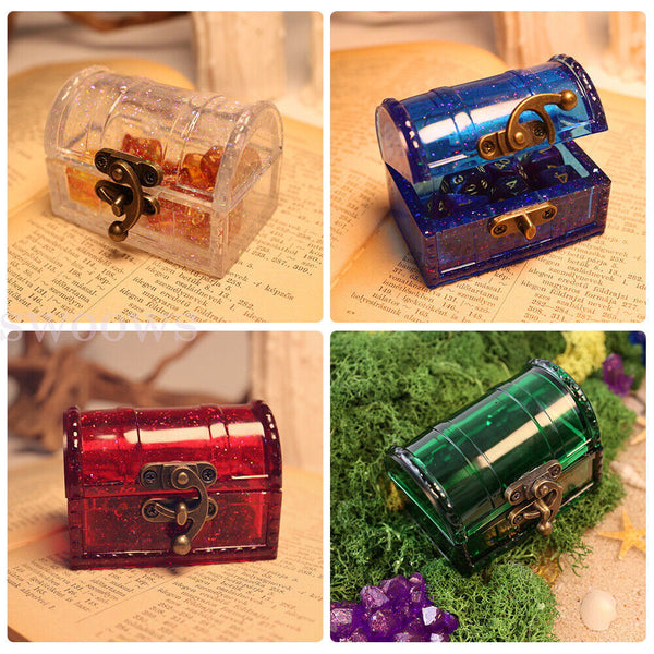 DIY Jewelry Storage Box Epoxy Resin Mold Dice Storage Box Silicone Mold