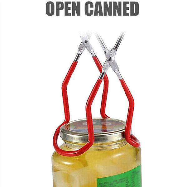 Stainless Steel Canning Jar Lifter Anti-Slip Lifting Tongs Gripper Anti-scalding