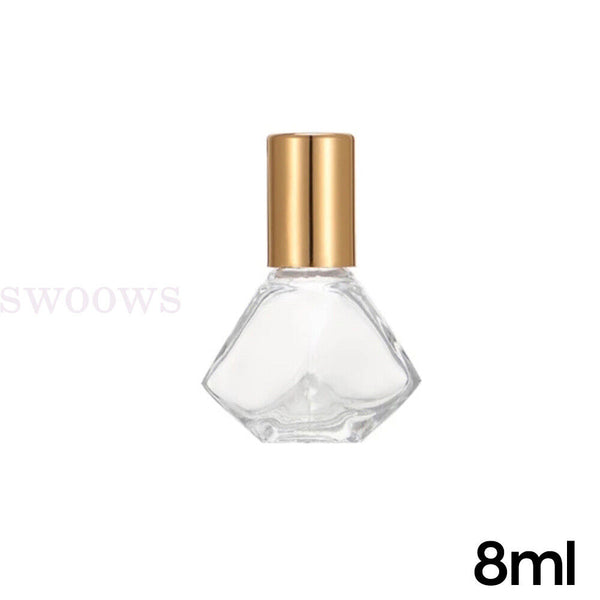 5/10X 8ML Perfume Container Glass Essential Oil Roller Bottle Mini Aromatherapy