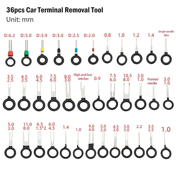 UP 73x Car Terminal Removal Tool Kit Wire Connector Extractor Puller Release Pin