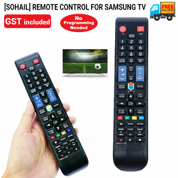 1-2pcs Universal Remote Control TV Remote For Samsung TV Smart 3D HDTV LED LCD