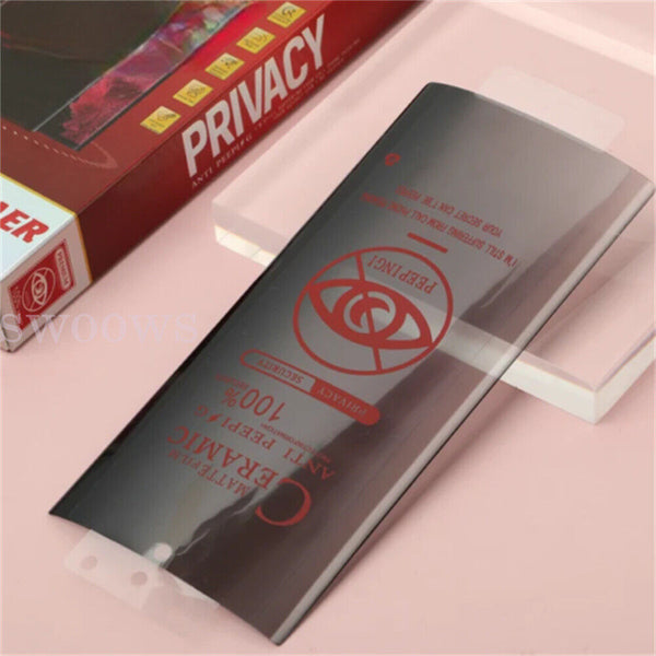 Ceramic Privacy Matte Glass Screen Protector For Samsung Galaxy S23 S22 Ultra