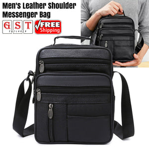 Retro Men's Leather Shoulder Messenger Bag Crossbody Satchel Travel Man's Bags