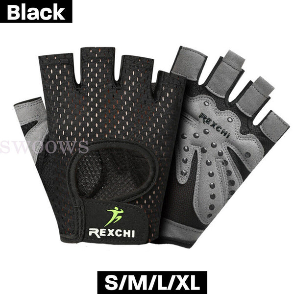 Women Fitness Gym Training Gloves Half Finger Gel Weight Lifting Workout Gloves