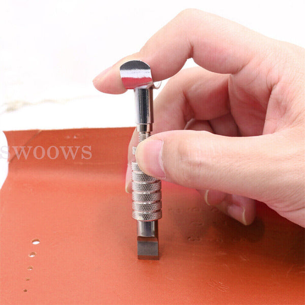 DIY Handmade Adjustable Swivel Leather Tools Rotating Carving Blade