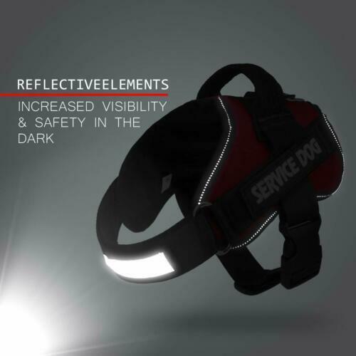 XS-XXL Strong Adjustable Pet Puppy Dog Walk Harness Leash Reflective Harnesses