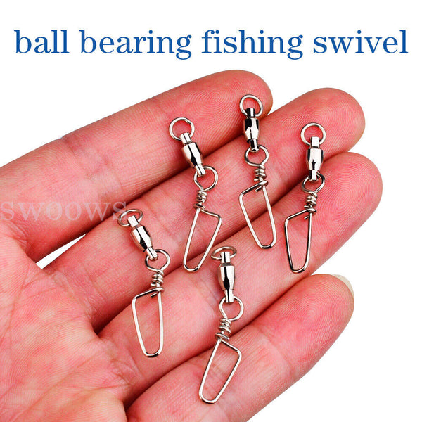 Fishing Swivels Ball Bearing Coastlock Snap Stainless Steel Trolling Connector