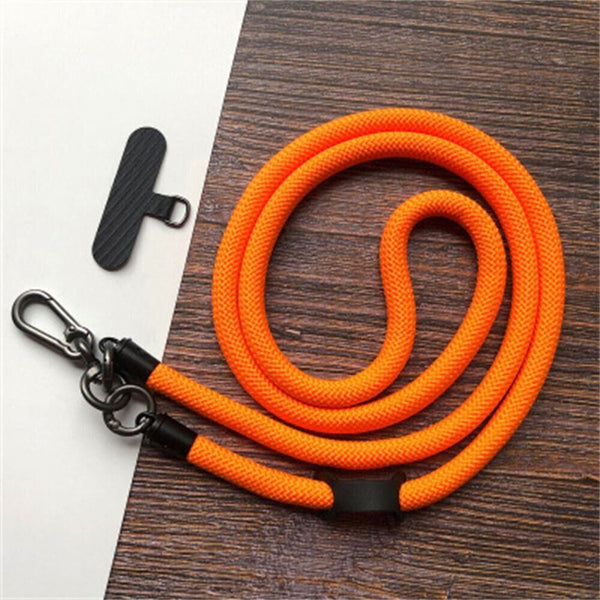 Universal Crossbody Nylon Patch Phone Lanyards Mobile Strap Lanyard Anti-lost AU