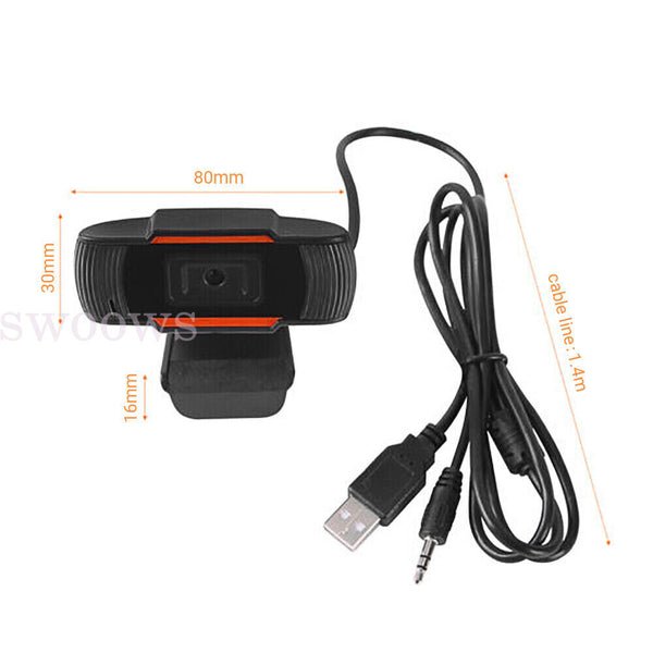 1080P Full HD Webcam Camera Auto Focus USB2.0 Web Cam Mic for PC Computer Laptop