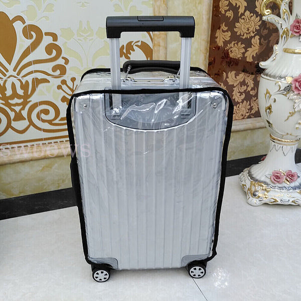 Transparent Waterproof PVC Travel Luggage Protector Clear Suitcase Cover 26"-30"