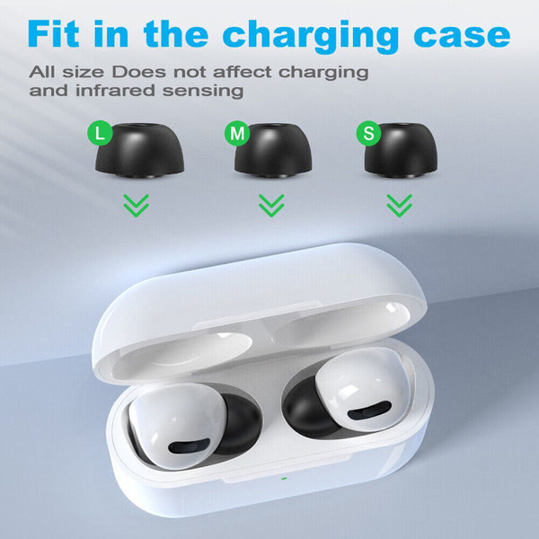 Box Replacement Memory Foam Silicone Earbuds Ear Tips For AirPods Pro Earphone