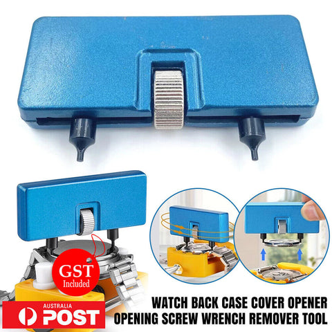 AU Watch Back Case Cover Opener Opening Screw Wrench Repair Tool Kit Remover