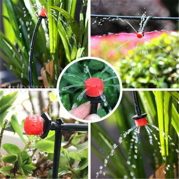 Up to 500 Adjustable Irrigation Micro Flow Dripper Drip Head Hose Sprinklers AU