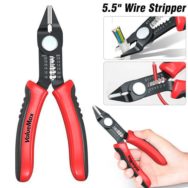 Wire Stripper Multifunction Cable Cutter Crimper Plier Electrician Crimping Tool