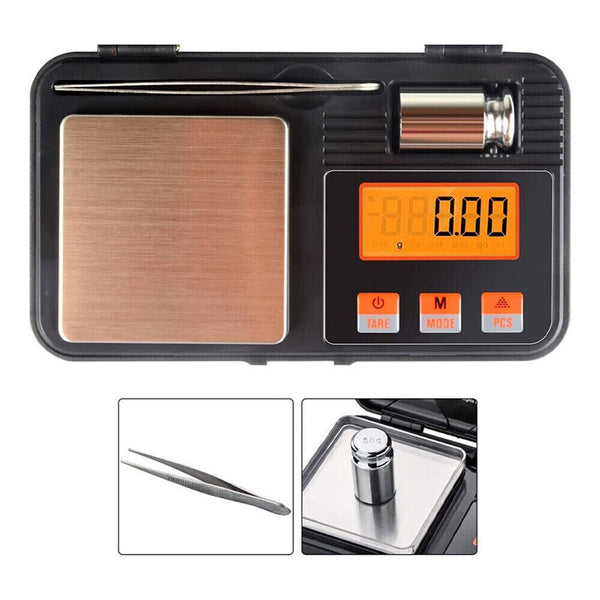 50g/0.001g 200g/0.01g Grams Mini Pocket Digital Scales Jewellery Gold Weighing