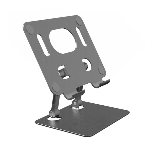 Aluminum Alloy Tablet Phone Holder Desk Stand Bracket Foldable For iPad iPhone