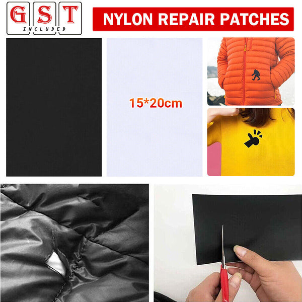 1-6PCS Nylon Repair Patches Self-Adhesive Patch For Clothing Down Jacket Tent