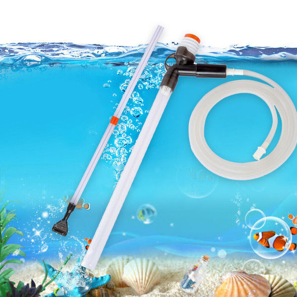 Pump Gravel Water Cleaning Kit Vacuum Cleaner Aquarium Fish Tank Siphon