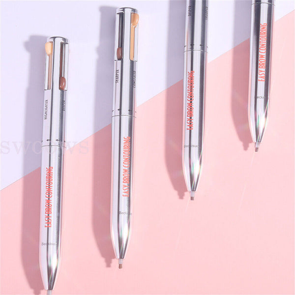 4 in 1 Brow Contour Pen Defining & Highlighting Makeup Beauty Tool Pencil