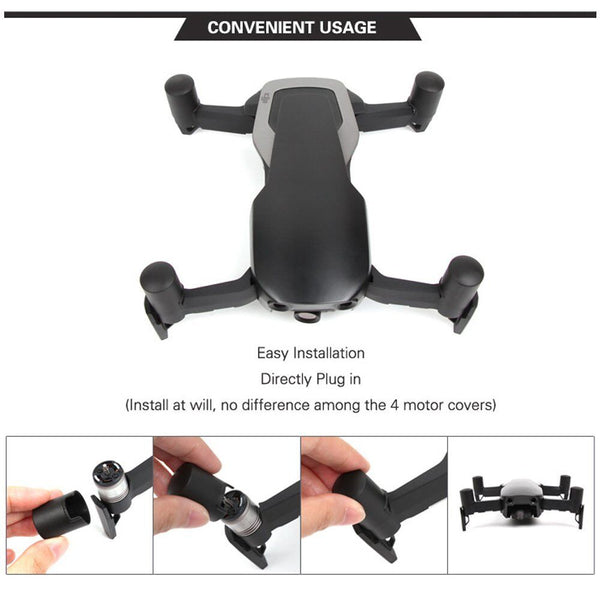 4xRemote Control Soft Silicone Motor Cap Protective Cover Case for DJI Mavic Air