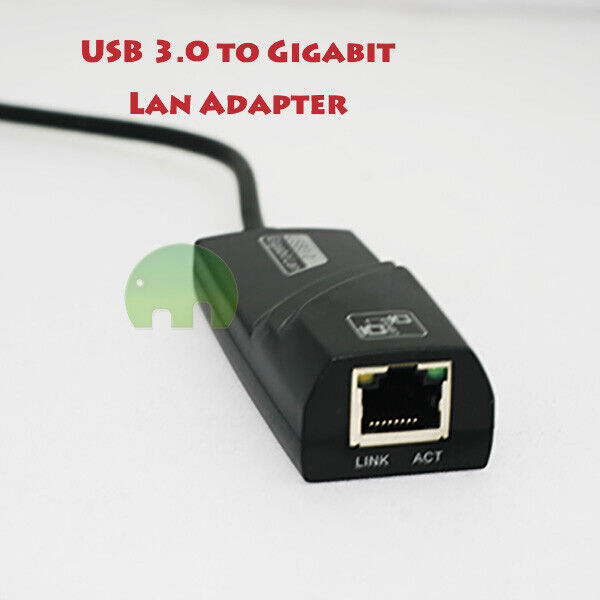 USB 3.0 To RJ45 Gigabit Plug & Play1000 Mbps Ethernet Adapter Network Lan Card