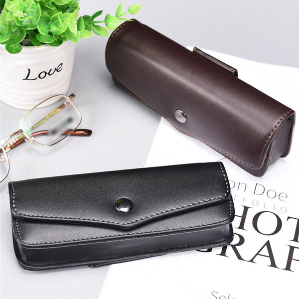 Belt Wearable Glasses Storage Box PU Glasses Case Carrying Cases Phone Bags AU