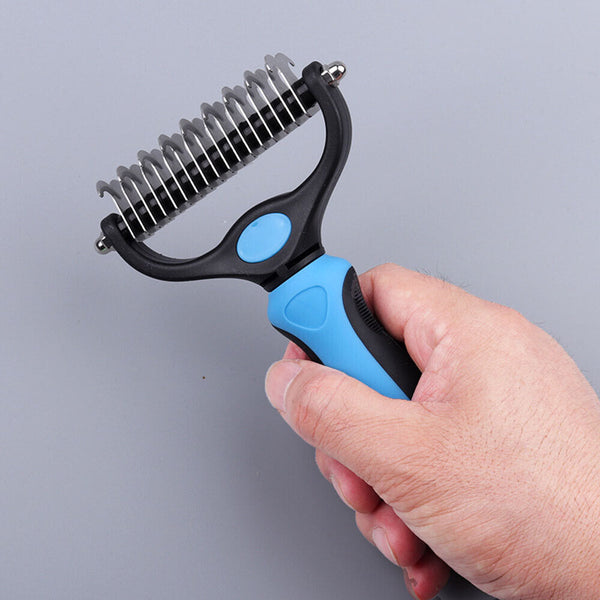 Dog Pet Cat Grooming Comb Brush Undercoat Rake Dematting Deshedding Trimmer Tool