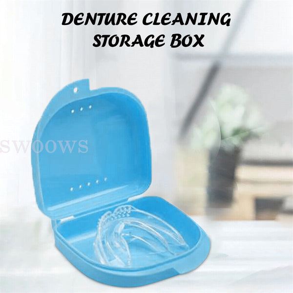 Orthodontic Retainer Box Teeth Mouth Denture Dental Case Guard Storage Sport