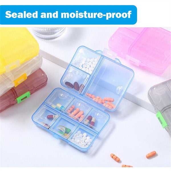 Travel Pill Case Pocket Pharmacy Portable Small Organizer Weekly Medicine Box