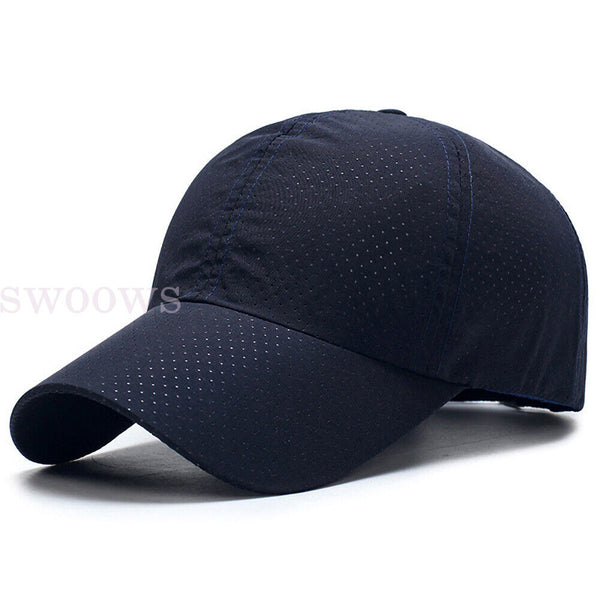 Unisex Hat Plain Curved Sun Visor Hat Outdoor Dustproof Baseball Cap Solid Co