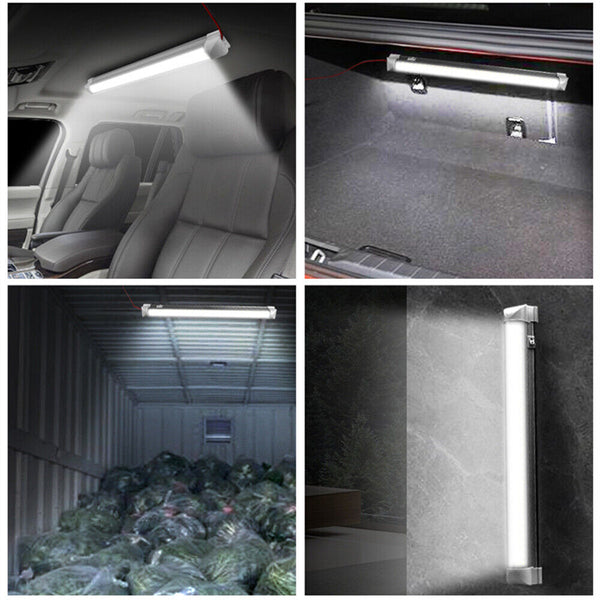 1/2X 72 LED Strip Lights Bar Car Interior Waterproof Lamp Caravan Boat Camping