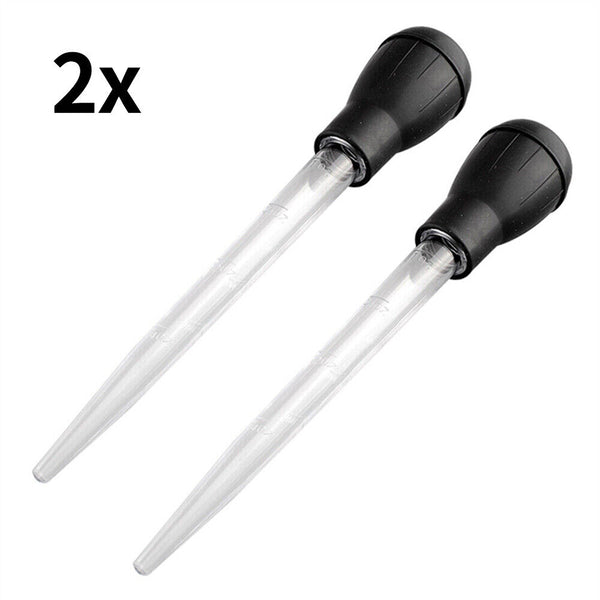 2-4x Turkey Baster Oil Pipe Chicken Baster 30ml Fresh BBQ Food Syringe Suck Pump