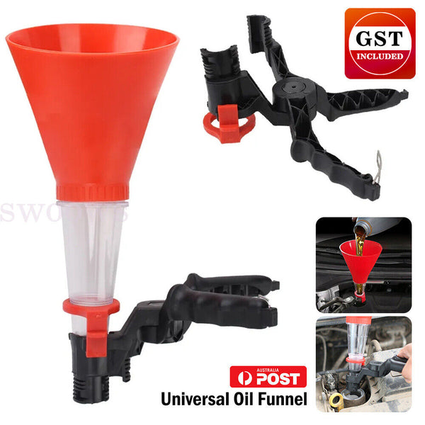 Universal Funnel Oil Funnel Set 125mm Opening 265mm Length Replacement Vehicle