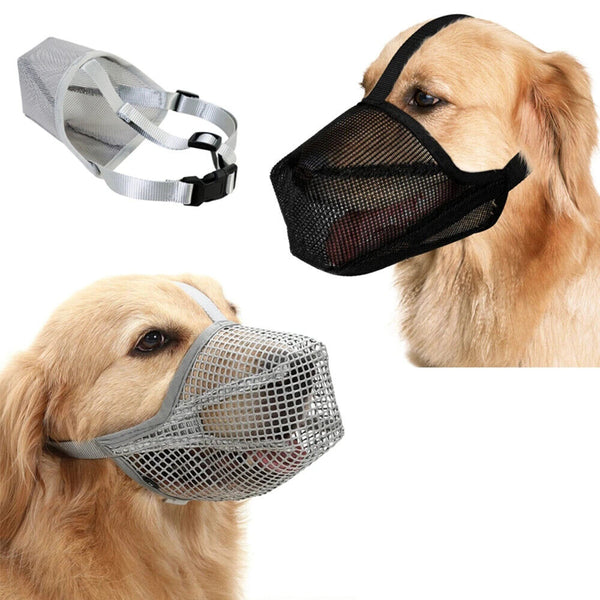 Dog Muzzle Pet Muzzle for Anti-Biting Chewing Licking Adjustable Breathable AU