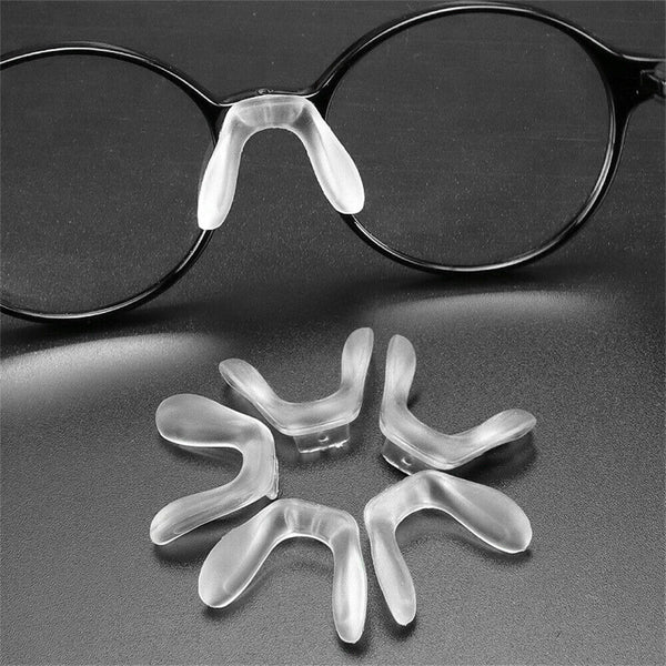 1/2 Silicone Anti-Slip Glasses Nose Pads U-shaped Nose Pad for Eyeglasses Access