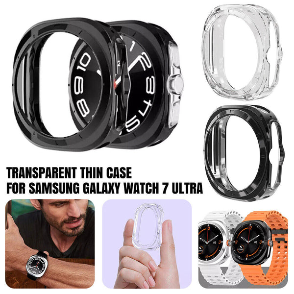 Thin Case for Samsung Galaxy Watch 7 Ultra 47mm Cover Soft TPU Bumper Shell