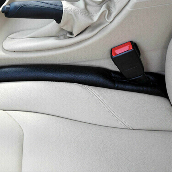 2Pcs Universal Auto Spacer Accessories Seat Gap Filler PU Leather Car Supply