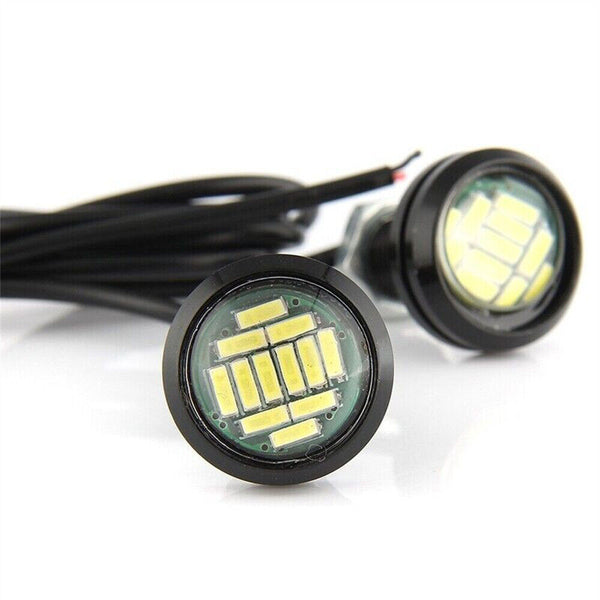 2x Car Auto 12V LED Reversing Backup Lamp Light Daytime Running Lights