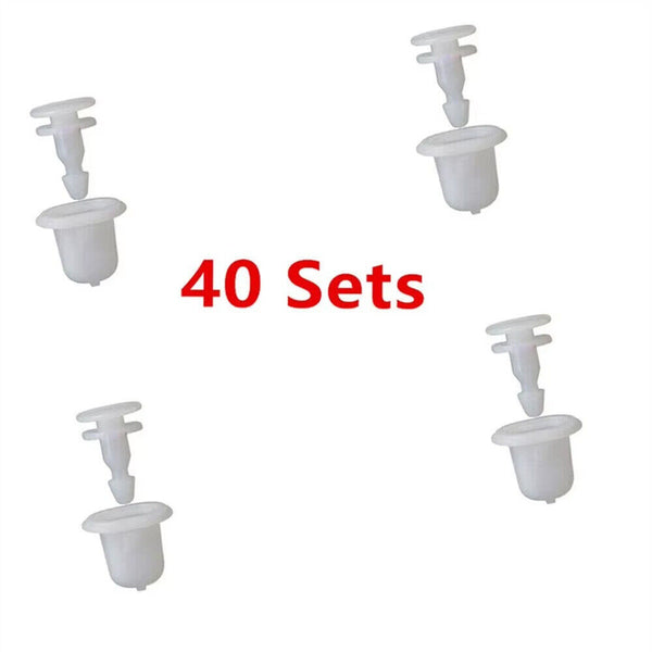 40 sets Wheel Arch Fender Flare Liner Clips Fastener For Nissan Patrol GU