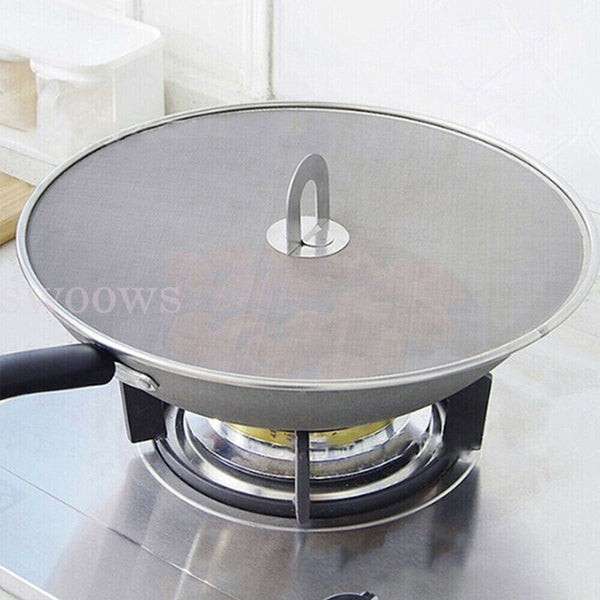Anti Splatter Guard Oil Net Splash Cover Pan Screen Kitchen Cooking Frying 2size