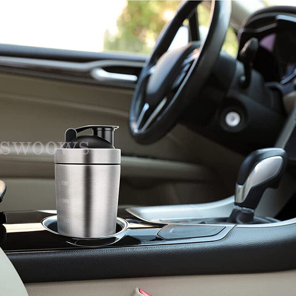 1/2x 750ml Stainless Steel Single Layer Shaker Cup Sports Water Cup, Fitness Cup