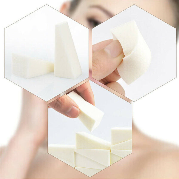 40/80 Makeup Sponges Cosmetic Wedges Nail Blending Foundation Contour FacialPuff