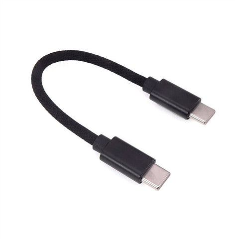 Short Type-C to Type-C /USB C Braided Cable Up to 60W for Sumsung/iPhone 15